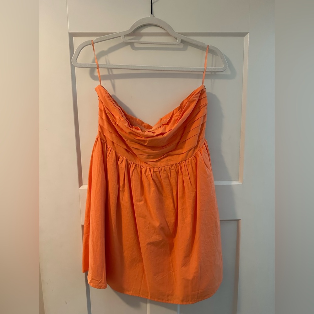 Le Lis Vibrant Orange Dress